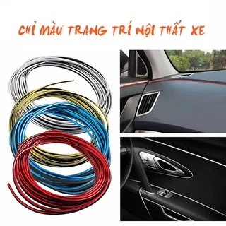 Chỉ màu trang trí nội thất xe hơi