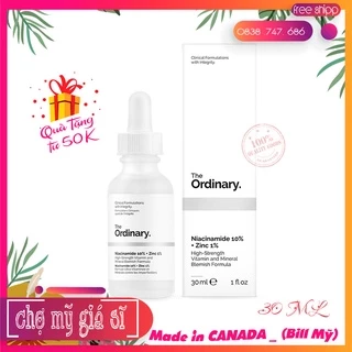 Tinh chất Niacinamide 10% + Zinc 1% (30mL) (Bill Mỹ)_The Ordinary