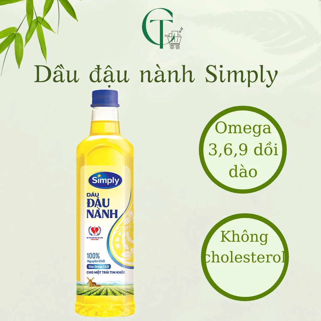 Dầu ăn Simply, Neptune, Meizan chai 1L (date mới nhất) của Cattuongminimart