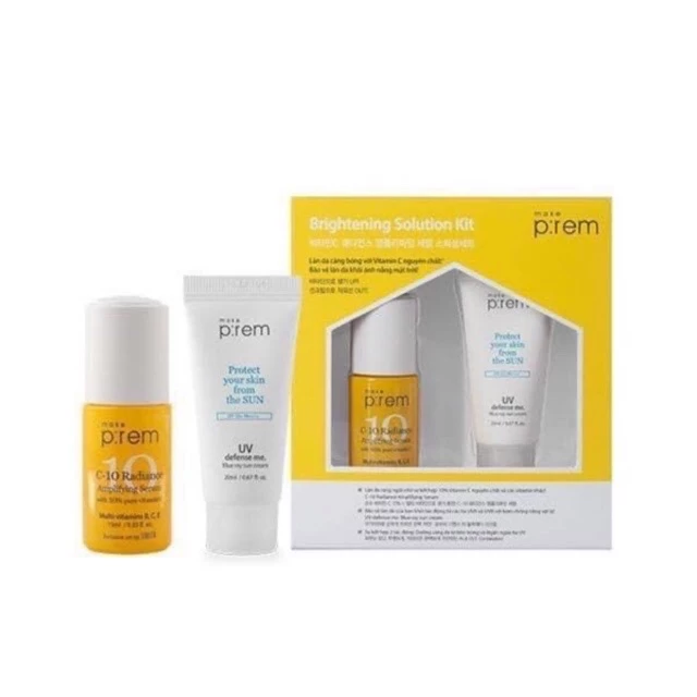 Set Tinh chất Vitamin C Make P:rem C-10