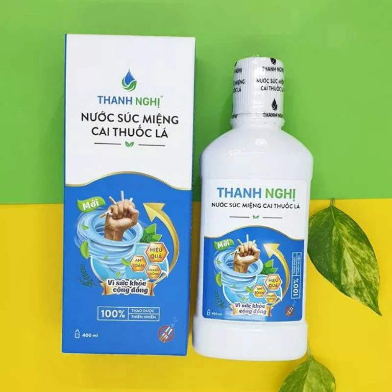 COMBO 2 CHAI nước súc miệng cai thuốc lá Thanh Nghị