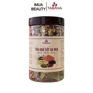 Trà gạo lứt xạ đen đậu đen Tabaha 500g hỗ trợ giảm cân, ngủ ngon, đẹp da và thanh lọc cơ thể