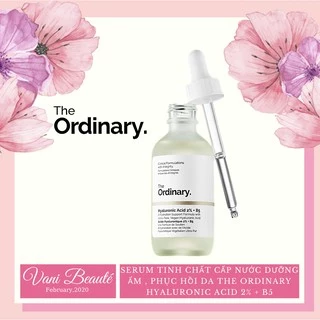 Serum tinh chất cấp nước dưỡng ẩm , phục hồi da The Ordinary Hyaluronic Acid 2% + B5 30ml / 60ml - Bản Mỹ