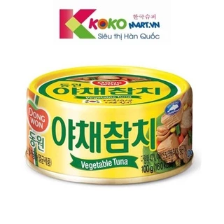 Cá Ngừ Trộn Rau Củ Dongwon Hàn Quốc Hộp 100G