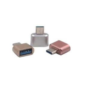 Cáp OTG, Type C ra USB cho điện thoại kết nối USB, thẻ nhớ, USB 3G ( LOẠI NGẮN)