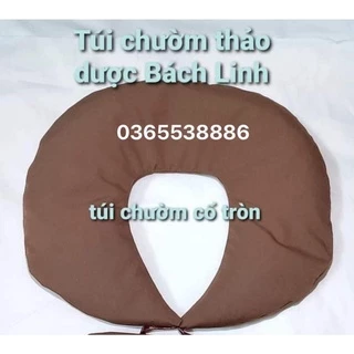 Túi Chườm Cổ Vai Gáy Dạng Tròn Thảo Dược Giúp Giảm Nhức Mỏi, Thái Hóa Đốt Sống Cổ