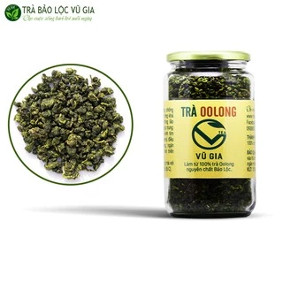 Trà olong nguyên chất Vũ Gia (85g/hũ) - Giảm cân an toàn, tăng cường hệ miễn dịch