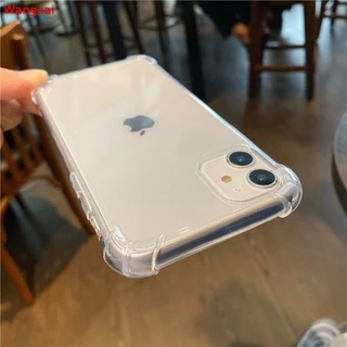 Ốp điện thoại TPU mềm màu trong suốt đơn giản chống sốc cho iPhone 12 Mini 12 11 Pro Max XS Max XR X 7 8 6 6s Plus