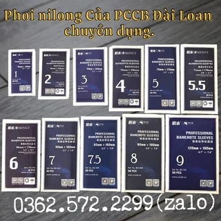 Túi Nilong bảo quản tiền pccb,nhiều kích cỡ khác nhau .Mỗi túi phơi 50 lá phơi