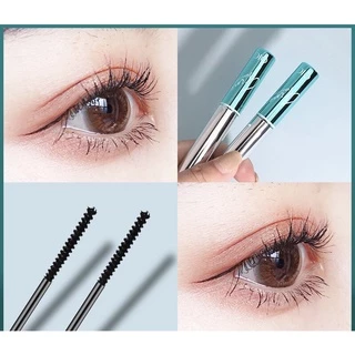 Mascara đầu nhỏ dễ chuốt mi trên và dưới có trục xoay 360 độ