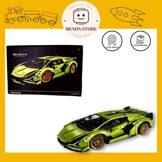 Đồ chơi lắp ráp 36876 X19001 Mô hình siêu xe Lamborghini Sian FKP 37 - Xếp hình thông minh