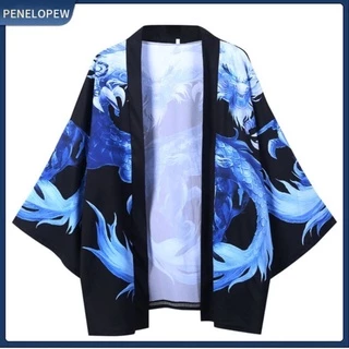 Áo khoác kimono hình rồng