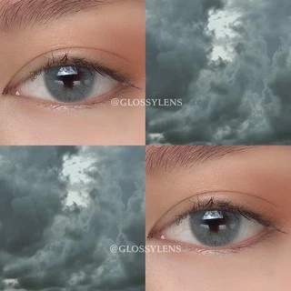 Kính áp tròng PI GRAY Lens | Size không giãn HSD 3tháng. Giá 1 đôi tặng khay @glossylens.vn