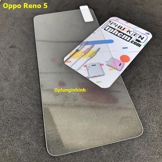 Dán Cường Lực Chống Trầy Oppo Reno 5 4G - 5G Trong Suốt Ko Full Màn Hình