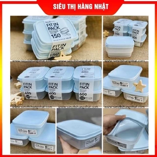 Hộp nhựa đựng thực phẩm nắp dẻo Fit in Pack ( 150ml, 300ml, 600ml, 900ml, 1350ml, 2200ml )