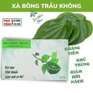 Xà Bông Trầu Không Giảm Hôi Nách Mùi Cơ Thể Kháng Khuẩn Nguồn Gốc Thiên Nhiên