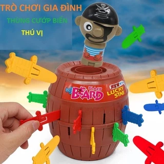 Đồ chơi cho bé, đồ chơi đâm hải tặc ( LOẠI TO ) thùng cướp biển thú vị