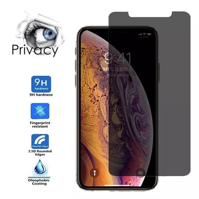 Kính cường lực bảo vệ màn hình chống nhìn trộm cho Apple iPhone XS Max XR XS X