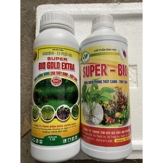 DUNG DỊCH TRỒNG CÂY THỦY CANH,THỦY SINH BIO LIE - super bio 1 lit