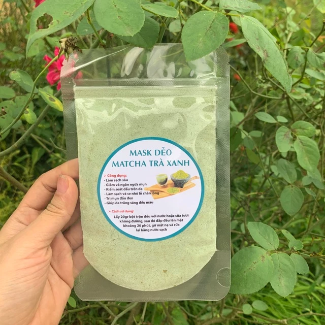 mặt nạ dẻo trà xanh 100gram