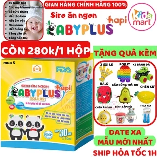 babyplus [MUA 1 TẶNG 1 ] Siro ăn ngon cho bé biếng ăn , táo bón ,chậm hấp thu [Baby plus ]