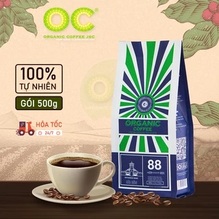 Cà phê rang xay nguyên chất Robusta Blend Sài Gòn 88, Cafe rang mộc pha phin/pha máy gói 250g/500g - Organic Coffee JSC