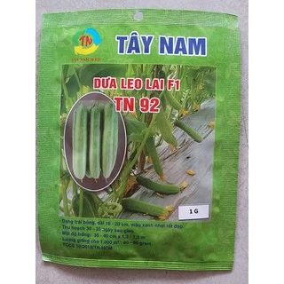 Hạt giống dưa leo Tây Nam TN92 gói 1g (30 hạt)