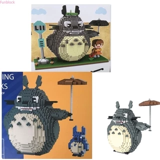 Khối Mini Anime Dễ Thương Totoro Mô Hình Nhỏ Gạch Xây Dựng Giáo Dục Trẻ Em Đồ Chơi Hoạt Hình Đấu Giá Nhân Vật Trẻ Em Có Mặt