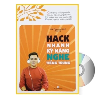 Sách - Hack nhanh kỹ năng nghe tiếng Trung + DVD tài liệu