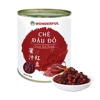 Chè Đậu Đỏ Wonderful Lon 900g