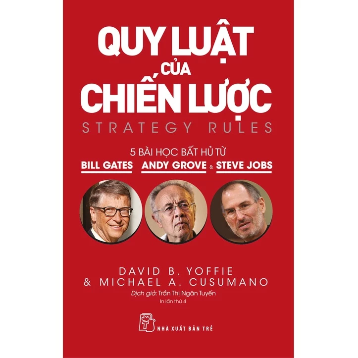 Sách - Quy luật của chiến lược : Năm bài học bất hủ từ Bill Gates, Andy Grove và Steve Jobs