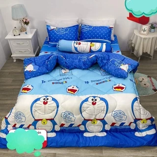 Chăn Phao Siêu Nhẹ Trần Bông Dày Dặn,Chất Liệu Poly Cotton,Chọn Mẫu Thoải Mái/mẫu doremon tem thư