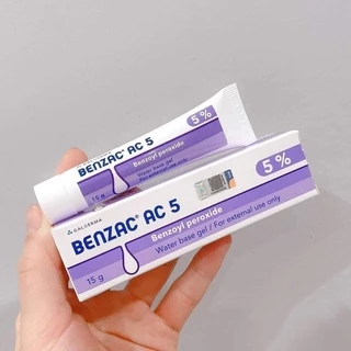 Kem chấm mụn Benzac AC 5 (5% Benzoyl Peroxide) - 15g