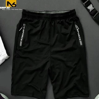 Quần short nam big size 100kg  lưng thun gym cotton 4 chiều co giãn mặc nhà thể thao cao cấp GS2 - ShopN6