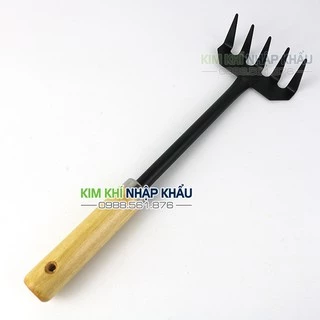 Cào làm vườn mini cán gỗ siêu tiện dụng - D29