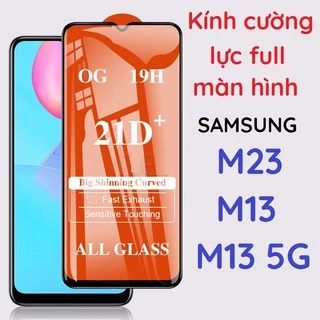 Kính cường lực Samsung M23 / M13 / M13 5G full toàn màn hình, full keo, chuẩn bền đẹp