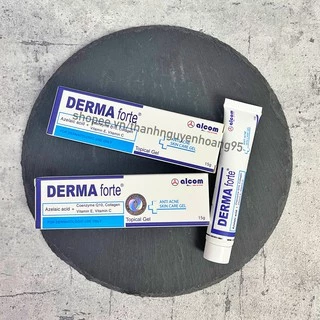 [CHÍNH HÃNG] Gel Derma Forte - Giảm Mụn Trứng Cá, Ngừa Thâm, Mờ Sẹo, Dưỡng Da - tuyp 15g