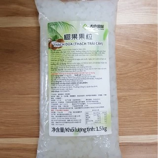 Thạch Dừa Miếng gói 1.5kg- TOPPING TRÀ SỮA/TRÀ CHANH TUYỆT VỜI