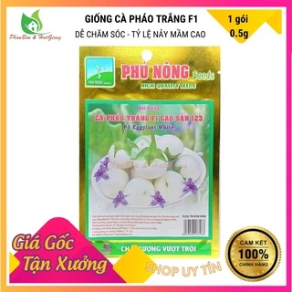 Hạt Giống Cà Pháo Trắng F1 Cao Sản - Phú Nông Seeds