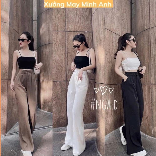 QUẦN ỐNG RỘNG CULOTTES ULZZANG CHẤT VẢI RUBY XUẤT HÀN CAO CẤP MẶC TẠO DÁNG THANH LỊCH  MA13 MA13 CỰC XINH