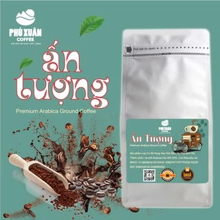 Cà phê bột Phú Xuân Coffee Ấn Tượng - 500gr cafe cao cấp rang tẩm bơ dùng pha phin