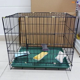 Lồng chuồng chó mèo size lớn, Chuồng pet gấp gọn sơn tĩnh điện