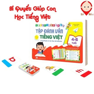 Giải Pháp Giúp Con Học Tiếng Việt-Tập Ghép Vần- Đánh Vần Tiếng Việt, Chữ (Phiên bản 4.0)- Shop Bố Mốc