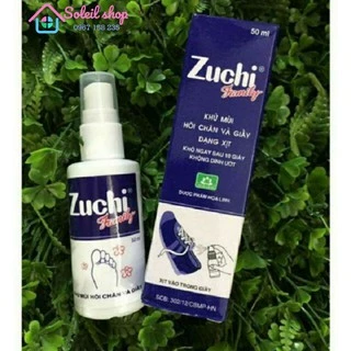 Xịt khử mùi Zuchi family, ngăn ngừa mùi hôi chân và giày, chai 50ml
