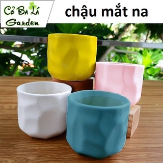 chậu sứ bát tràng hình mắt na