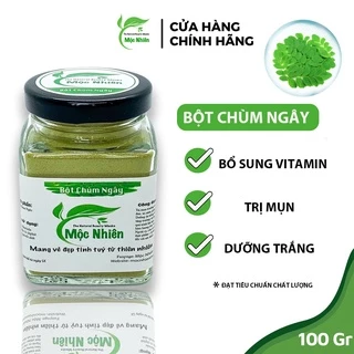 100gr Bột chùm ngây sấy lạnh Mộc Nhiên - Mờ thâm sẹo,Giảm mụn