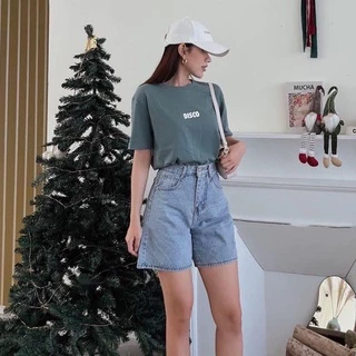 QUẦN SHORT JEAN VB,QUẦN ĐÙI NGỐ LƯNG CAO ỐNG RỘNG BIGSIZE (MÃ SSJ1206)