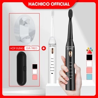 Bàn chải đánh răng điện Hachico Sonic X8 Pro và bàn chải điện kết hợp hộp đựng an toàn và giá treo tiện dụng