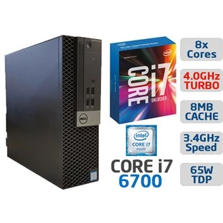 Case máy tính để bàn DELL Optiplex 3040 SFF intel Core i7 6700, RAM 16GB, ổ cứng SSD 512GB. Bảo hành 12 tháng