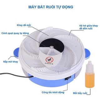 Máy Bắt Ruồi Tự Động Thông Minh - Máy Bẫy Ruồi Chạy Điện Không Dùng Hóa Chất